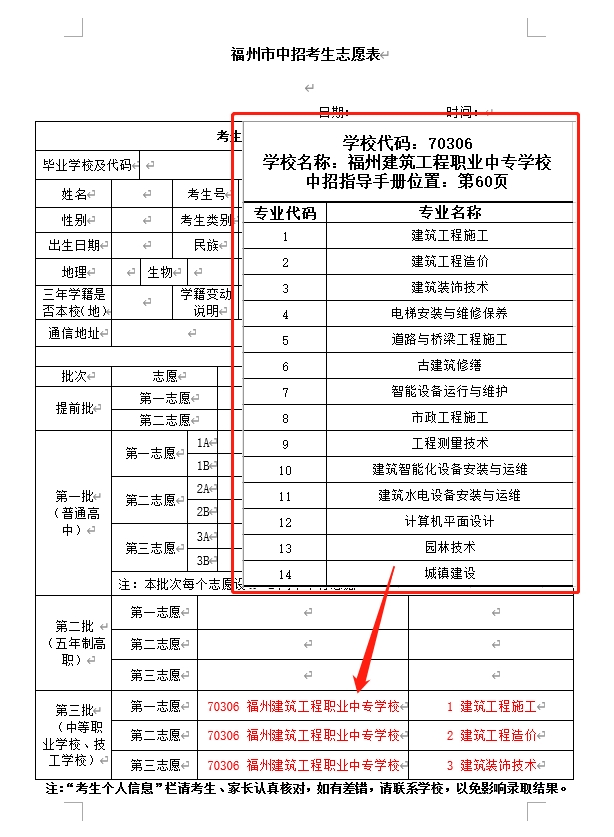 2024報考福建省福州建筑工程職業中專學校三年專的方式是什么？