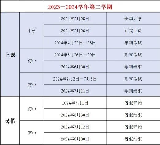 暑假放假通知！福建9地市中小學生暑假時間公布!(含福建中職)