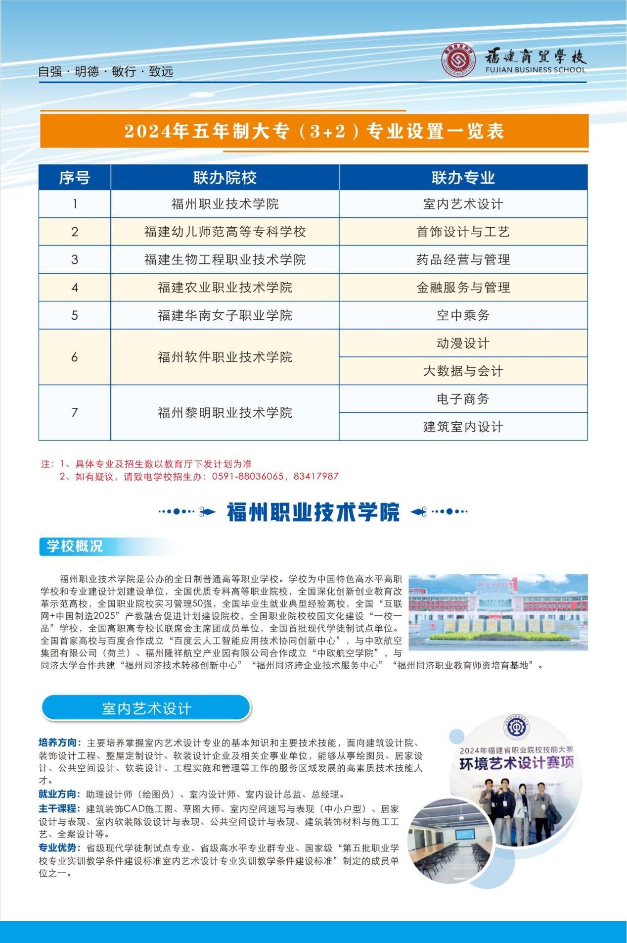 福州中職丨福建商貿(mào)學(xué)校2024年五年制大專招生簡章