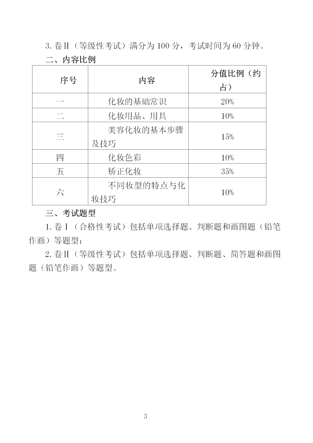 中職學(xué)考丨福建中職學(xué)考《化妝基礎(chǔ)》考試大綱一覽！